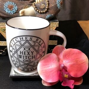 Black and White “Witches Brew Coffee Mug